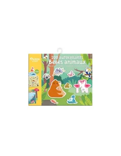 Auzou 200 autocollants bébés animaux - Clearance