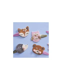 Janod 6 barrettes pailletées à créer Pretty Forest - Online