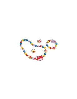 Janod 4 bijoux en bois à créer Bois joli - Discount