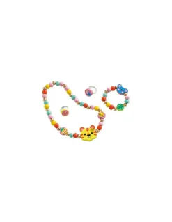 Janod 4 bijoux en bois à créer Jungle secrète - Discount