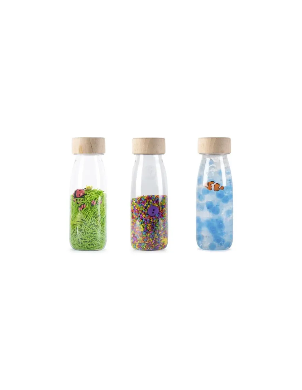 Petit Boum 3 bouteilles sensorielles éco - Hot