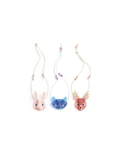 Djeco 3 colliers à secrets à créer Etincelants - Do It Yourself - Hot