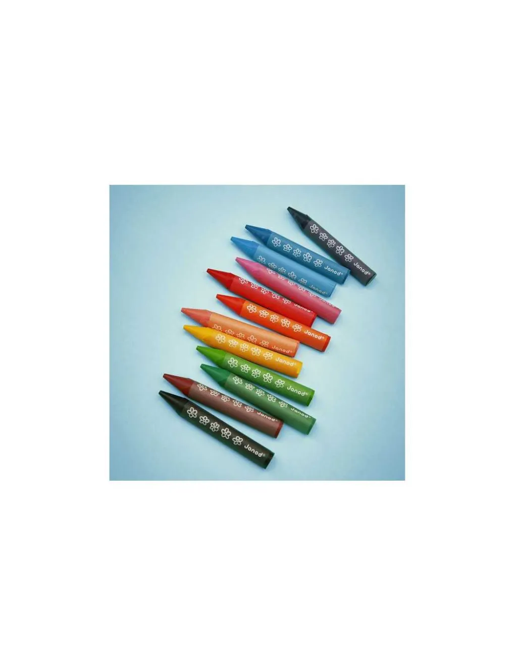 Janod 12 Crayons de cire - Best