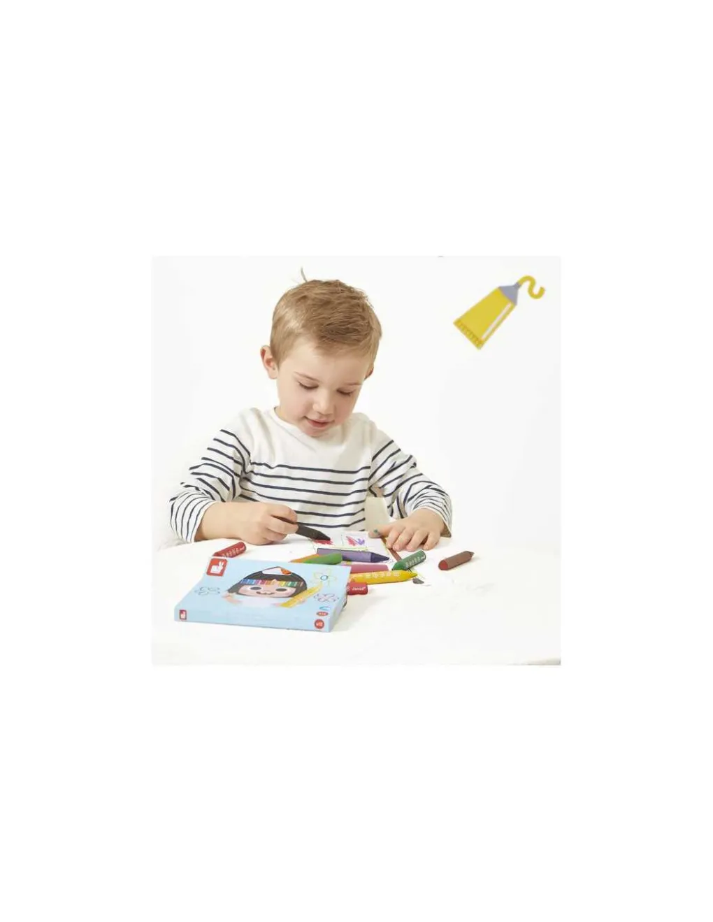 Janod 12 Crayons de cire - Best