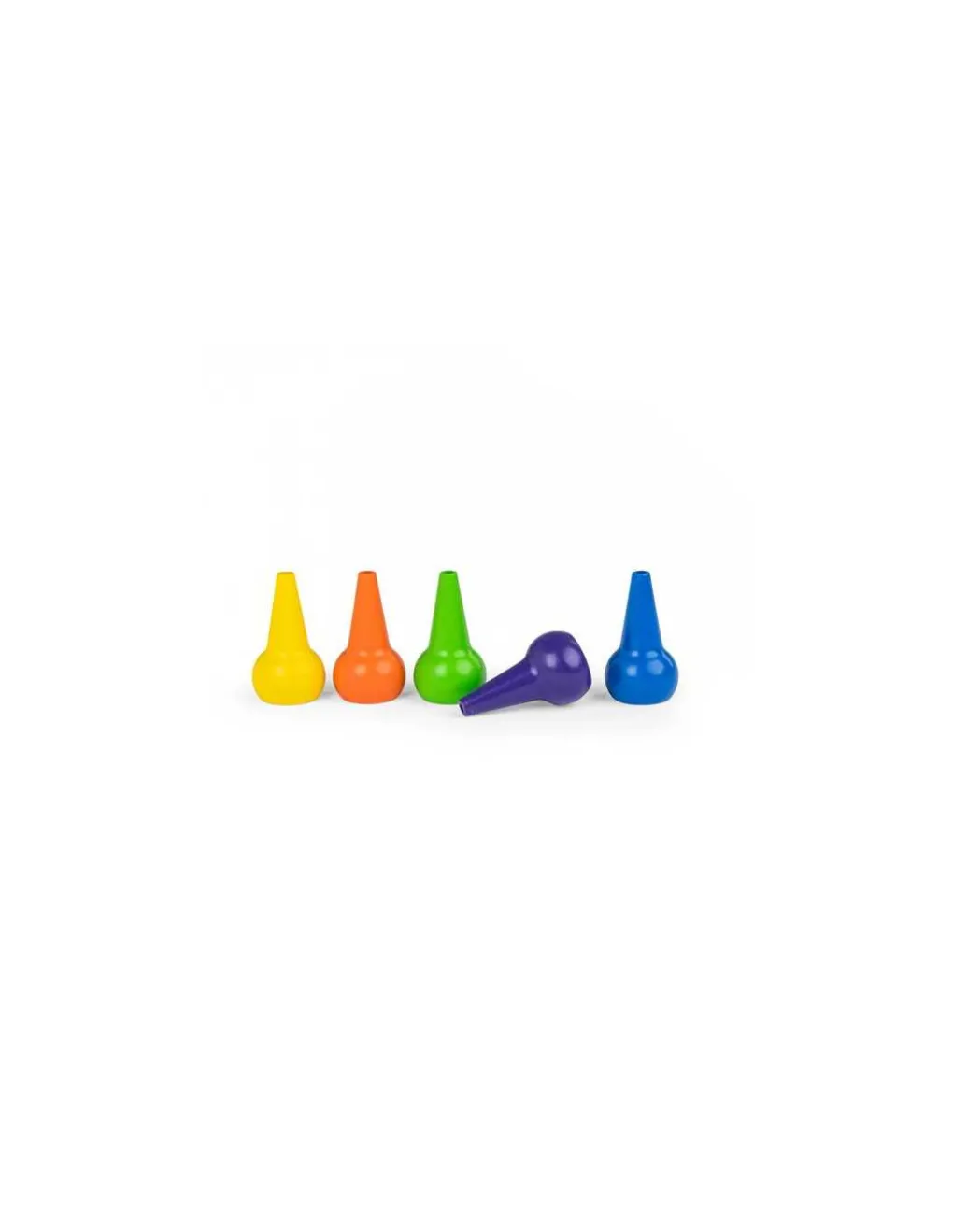 Moulin Roty 5 crayons de cire Les Popipop - Hot