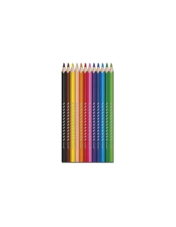 Janod 12 crayons de couleur - Discount
