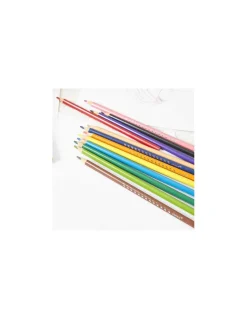 Janod 12 crayons de couleur - Discount