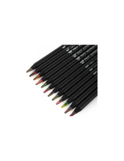 Moulin Roty 12 crayons de couleur multicolores Tout autour du monde - Sale