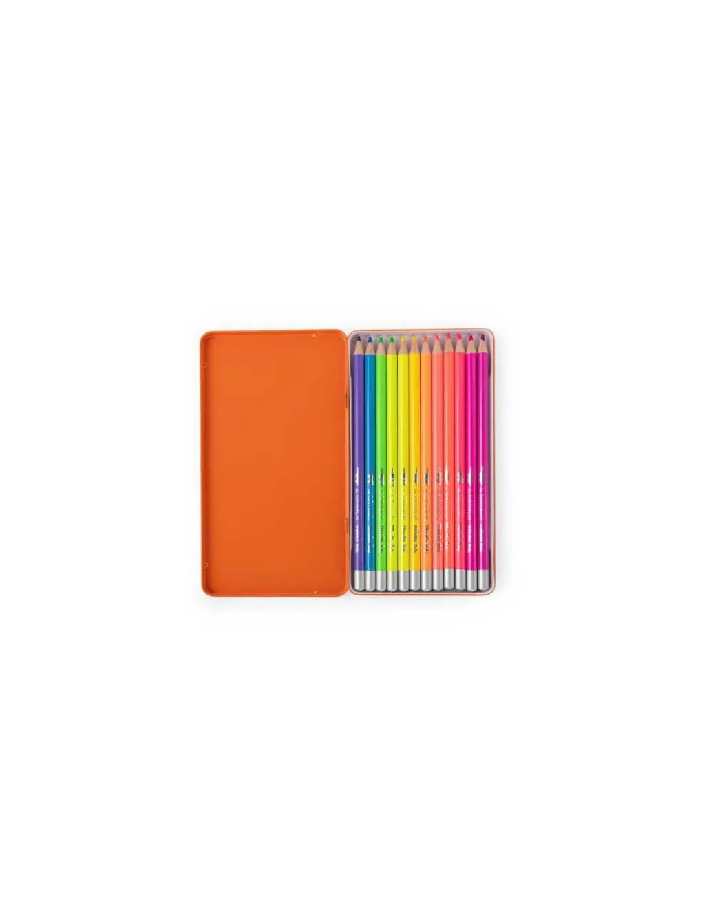 Moulin Roty 12 crayons de couleur Néon Les Schmouks - Clearance