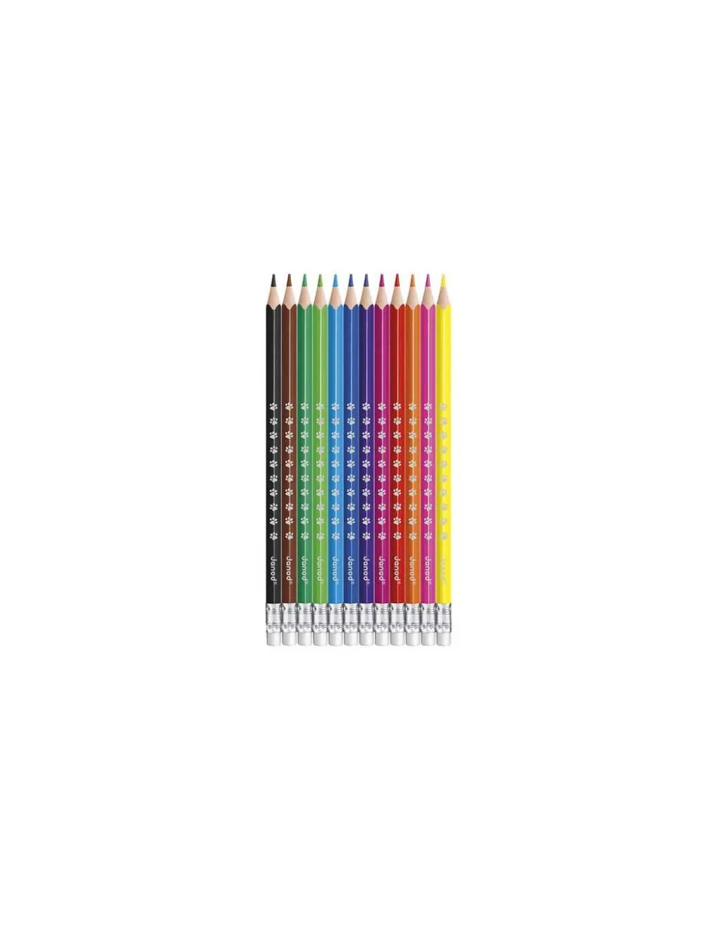 Janod 12 crayons effaçables - Sale