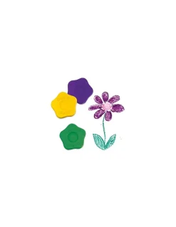 Djeco 12 crayons fleurs pour les petits - Sale