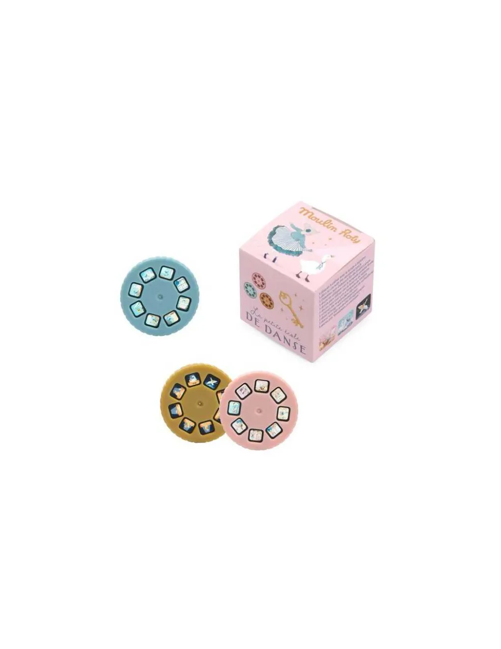 Moulin Roty 3 disques à histoires La Petite École de Danse - Discount