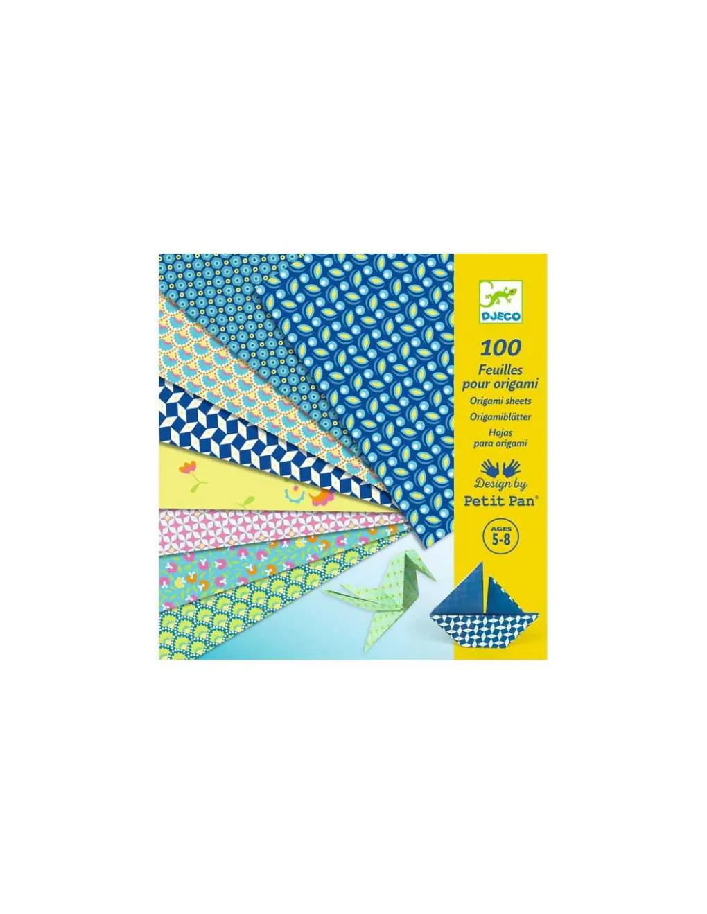Djeco 100 feuilles pour origami Natsu - Hot