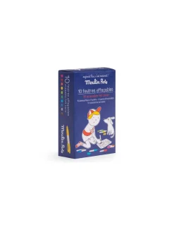 Moulin Roty 10 feutres effaçable Super Petit - New