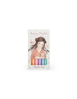Moulin Roty 6 feutres pastels Les Rosalies - Hot