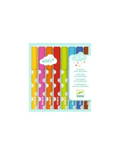 Djeco 8 feutres pour les petits - Discount
