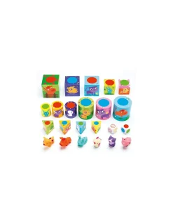 Djeco 3 jeux pour les petits Ludanimo - Outlet