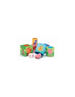 Djeco 3 jeux pour les petits Ludanimo - Outlet