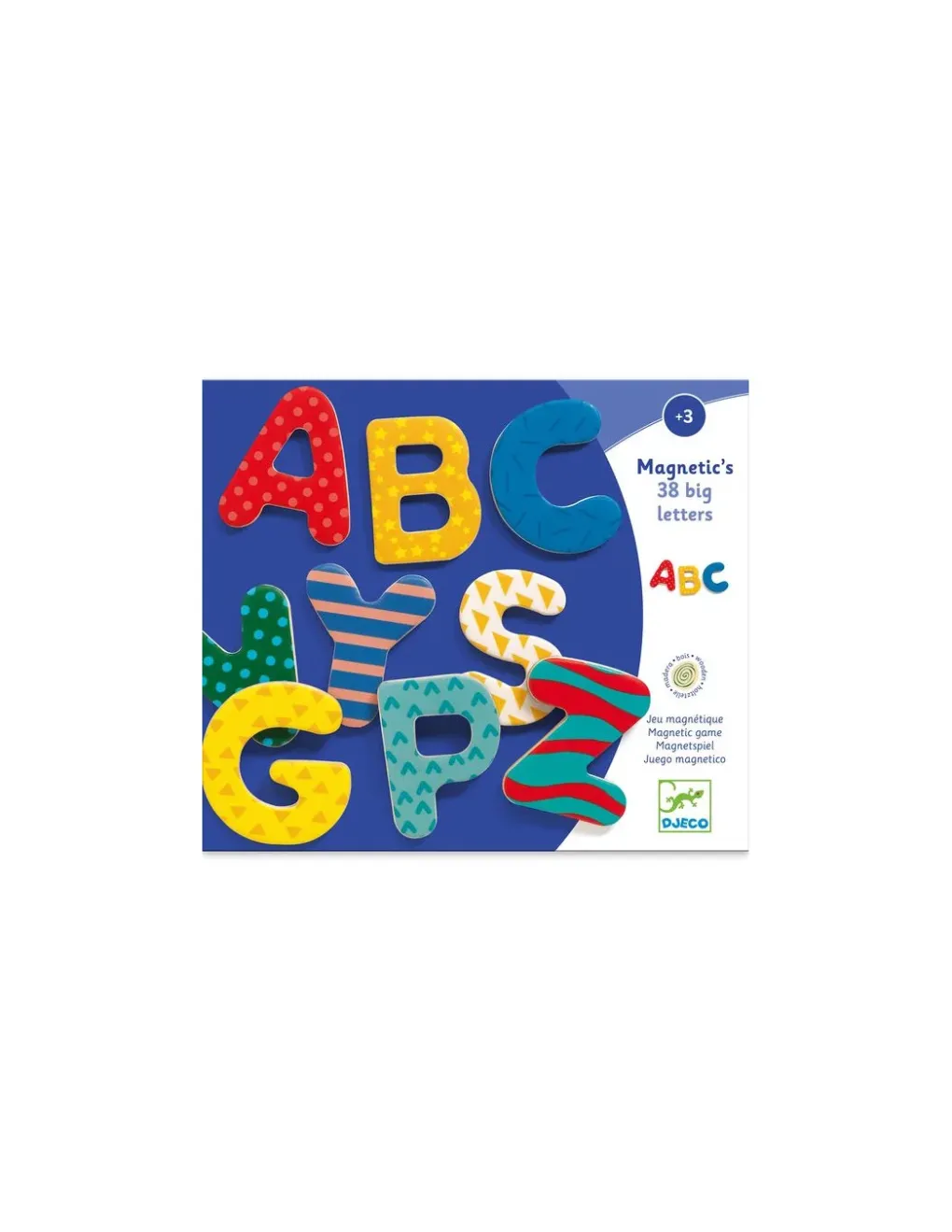 Djeco 38 lettres magnétiques - Outlet