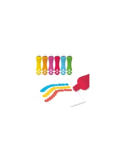 Djeco 6 marqueurs mousse - Discount
