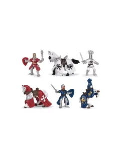 Papo 12 mini figurines chevaliers - Sale