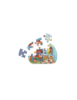 Moulin Roty 4 mini puzzles Une belle journée Les Minouchkas - Discount