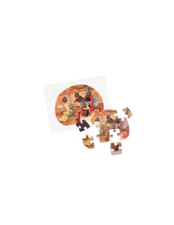 Moulin Roty 4 mini puzzles Une belle journée Les Minouchkas - Discount