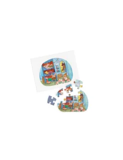 Moulin Roty 4 mini puzzles Une belle journée Les Minouchkas - Discount