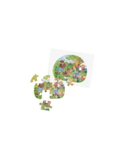 Moulin Roty 4 mini puzzles Une belle journée Les Minouchkas - Discount