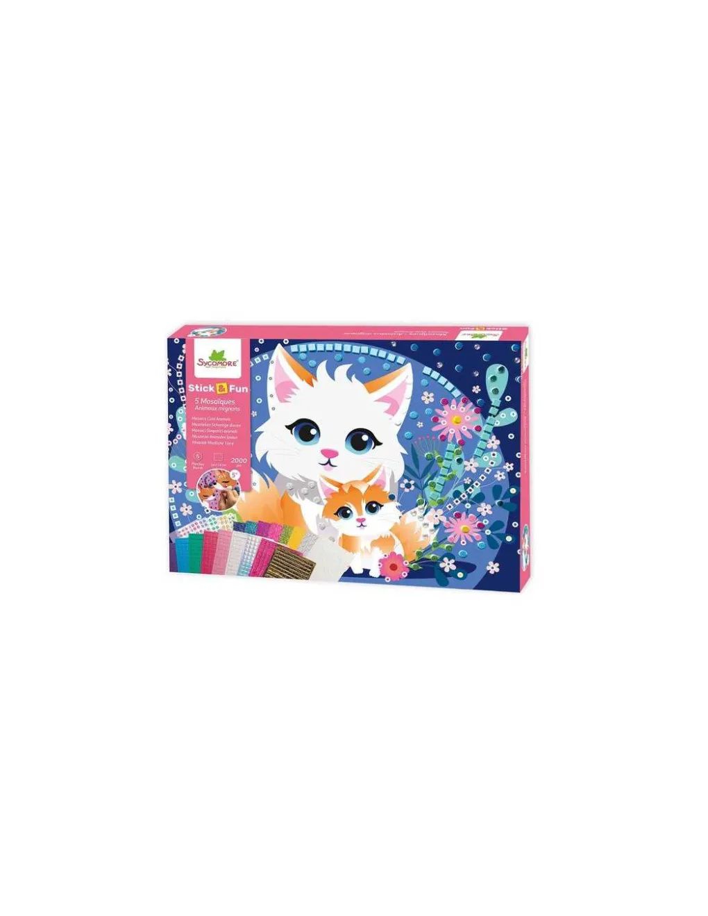 Sycomore 5 mosaïques animaux mignons - Outlet