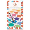 Djeco 36 pastilles de gouaches -