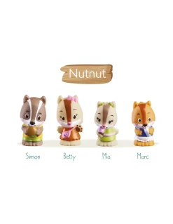 Klorofil 4 personnages famille écureuil Nutnut Clearance