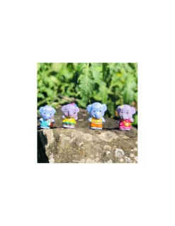 Klorofil 4 personnages famille Éléphant Clearance