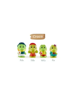 Klorofil 4 personnages magiques famille Crocodile New