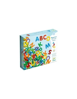 Djeco 83 petites lettres magnétiques - Outlet