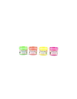 Moulin Roty 4 pots de peinture à doigts fluo Les Schmouks - New