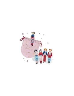 Djeco 5 poupées chasse-tracas sweet night - Do it Yourself