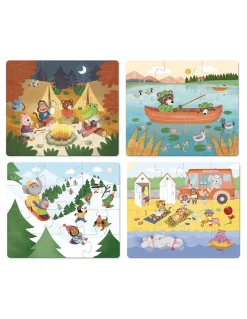 Vilac 4 puzzles évolutifs les vacances - Best
