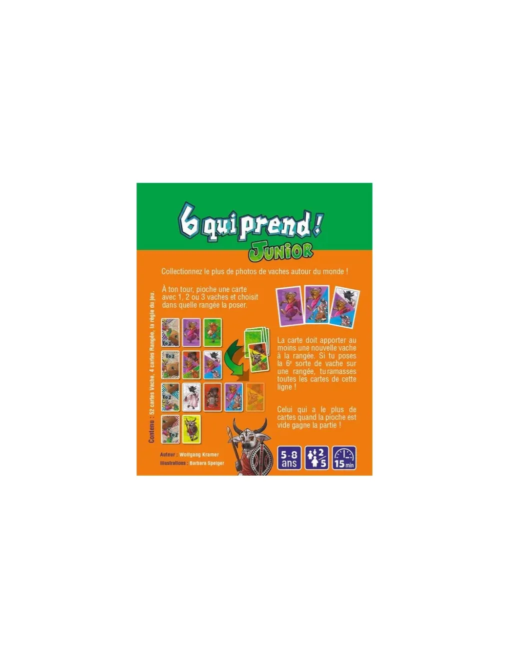Gigamic 6 qui prend junior - jeu Hot