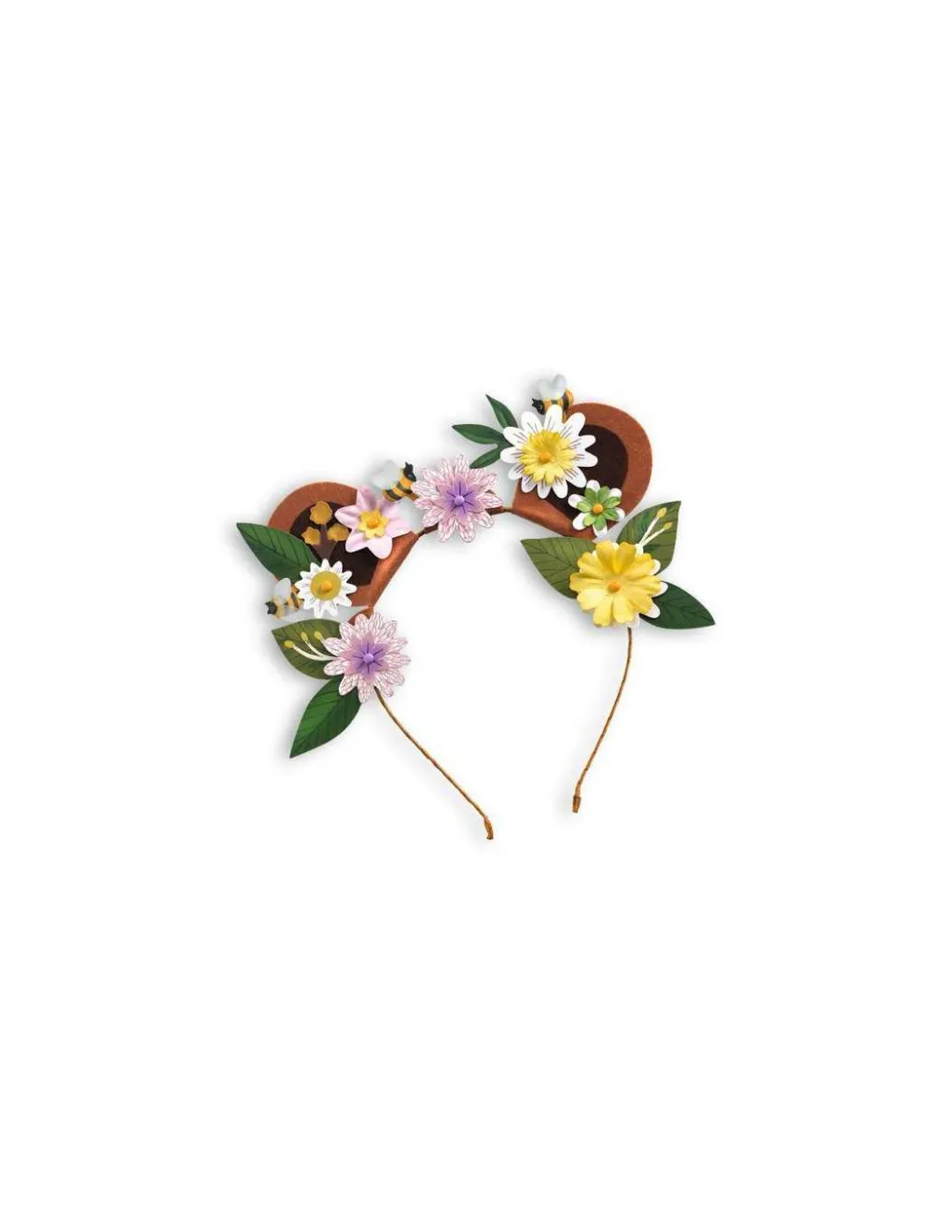 Djeco 3 serre-têtes à créer Flower Friends - Do it Yourself - Best