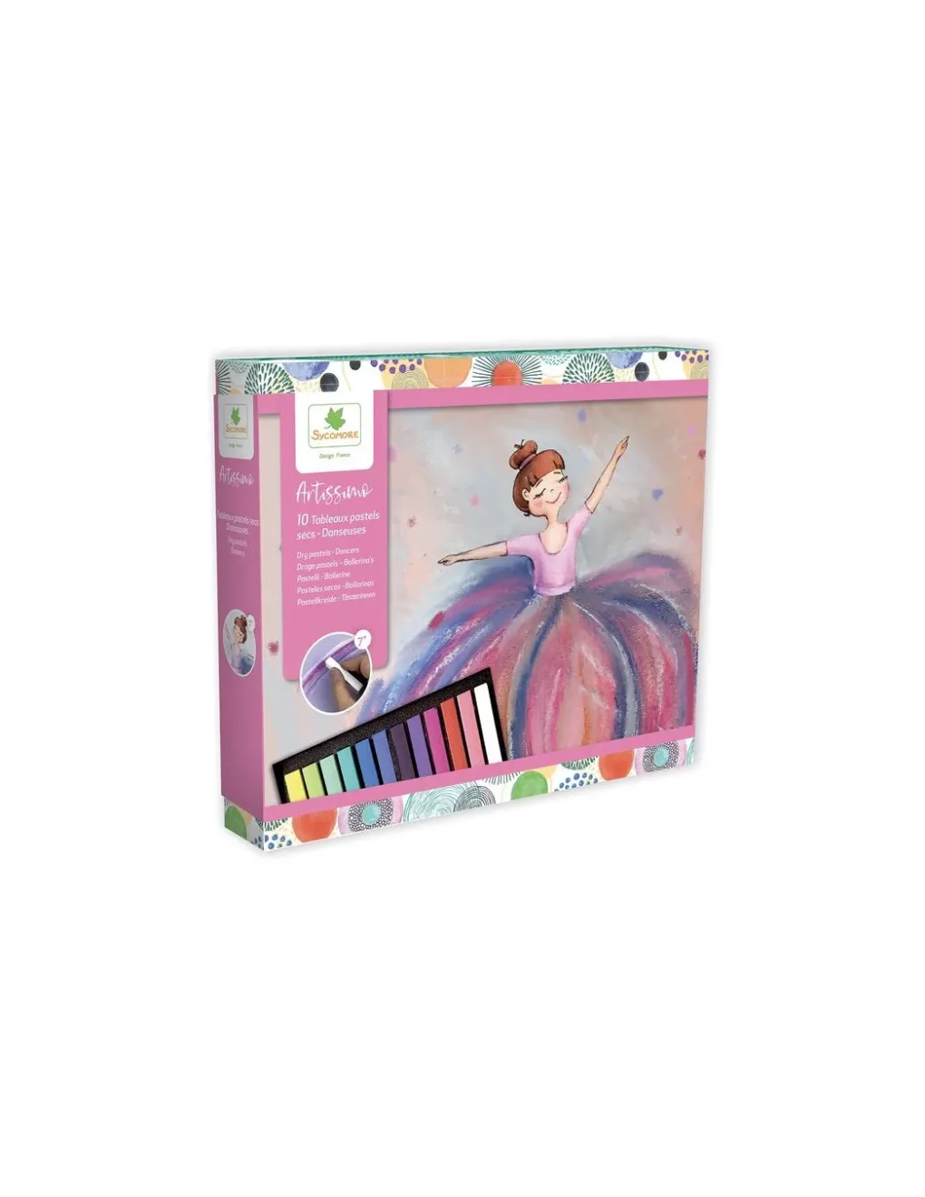 Sycomore 10 tableaux pastels secs danseuses - New