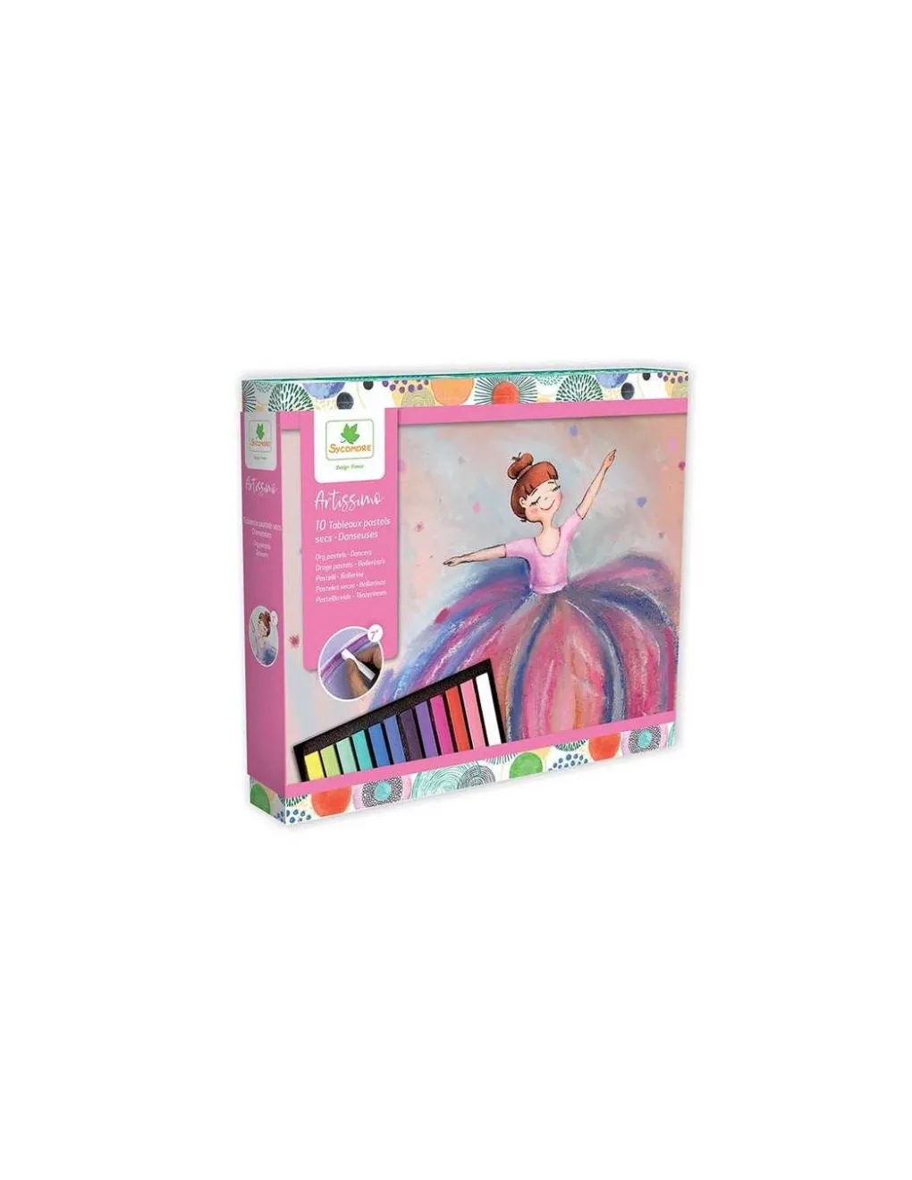 Sycomore 10 tableaux pastels secs danseuses - New