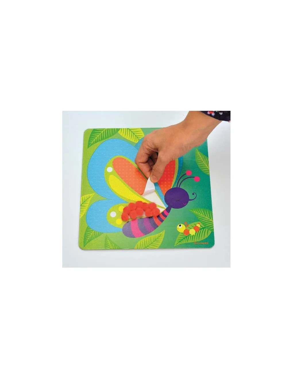 Sycomore 3 tableaux pompons papillons - Clearance