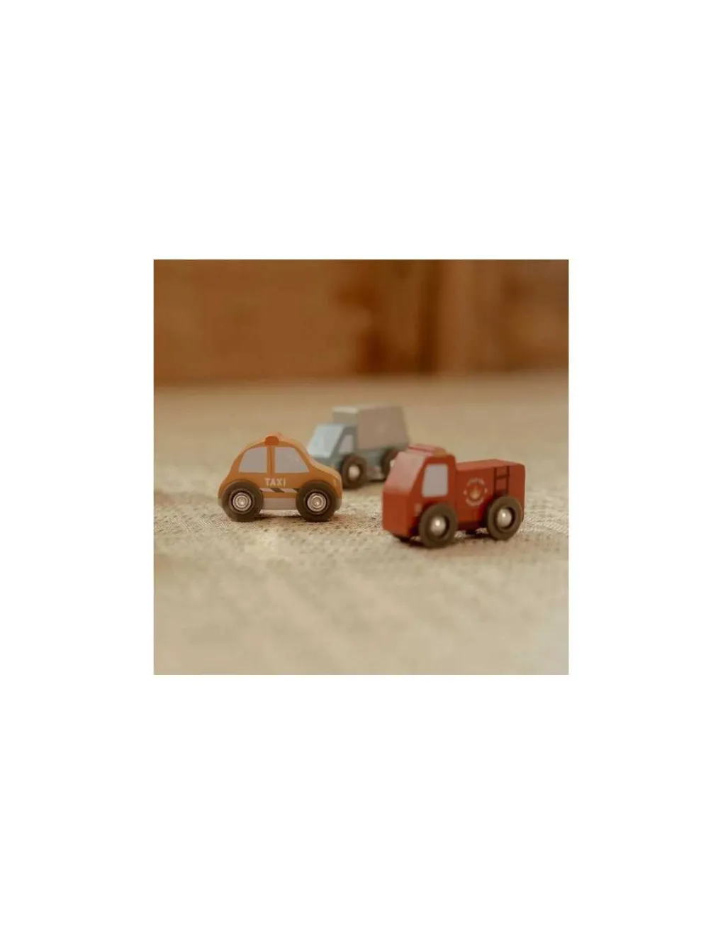 Little Dutch 9 véhicules en bois - Discount