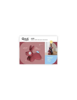 Quut Animal sauteur lapin Hoppi bordeaux - Clearance