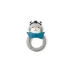 Moulin Roty Anneau caoutchouc naturel Chat gris Les moustaches - New