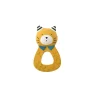 Moulin Roty Anneau caoutchouc naturel Chat moutarde Les Moustaches - Discount