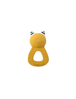 Moulin Roty Anneau caoutchouc naturel Chat moutarde Les Moustaches - Discount
