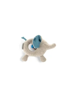 Moulin Roty Anneau hochet éléphant Sous mon baobab - Hot