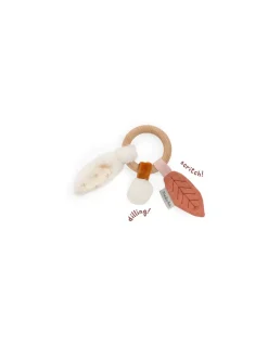 Moulin Roty Anneau-hochet bois lapin Après la pluie - Clearance